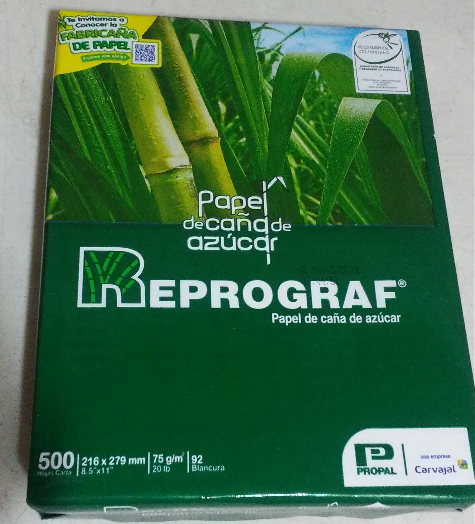 Imagen de REPROGRAF HOJA BCA T/CARTA 75 GRS C/500 PZAS