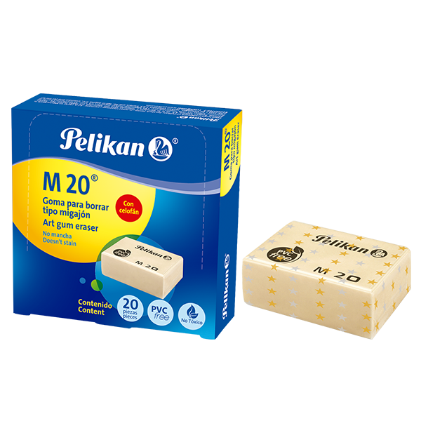 Imagen de PELIKAN(10) BORRADOR M20 C/20PZAS (MIGAJON) (06150200)