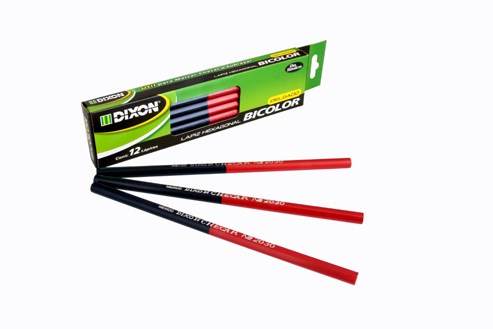 Imagen de DIXON(48) BICOLOR DELG HEXAG C/12 PZAS (47073)