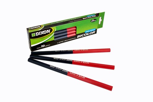 Imagen de DIXON(30) BICOLOR HEX JUMBO C/10 PZAS (50783)