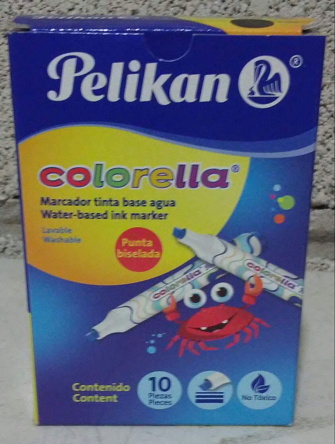 Imagen de PELIKAN(48) COLORELLA C/10 MARC AGUA (301118)