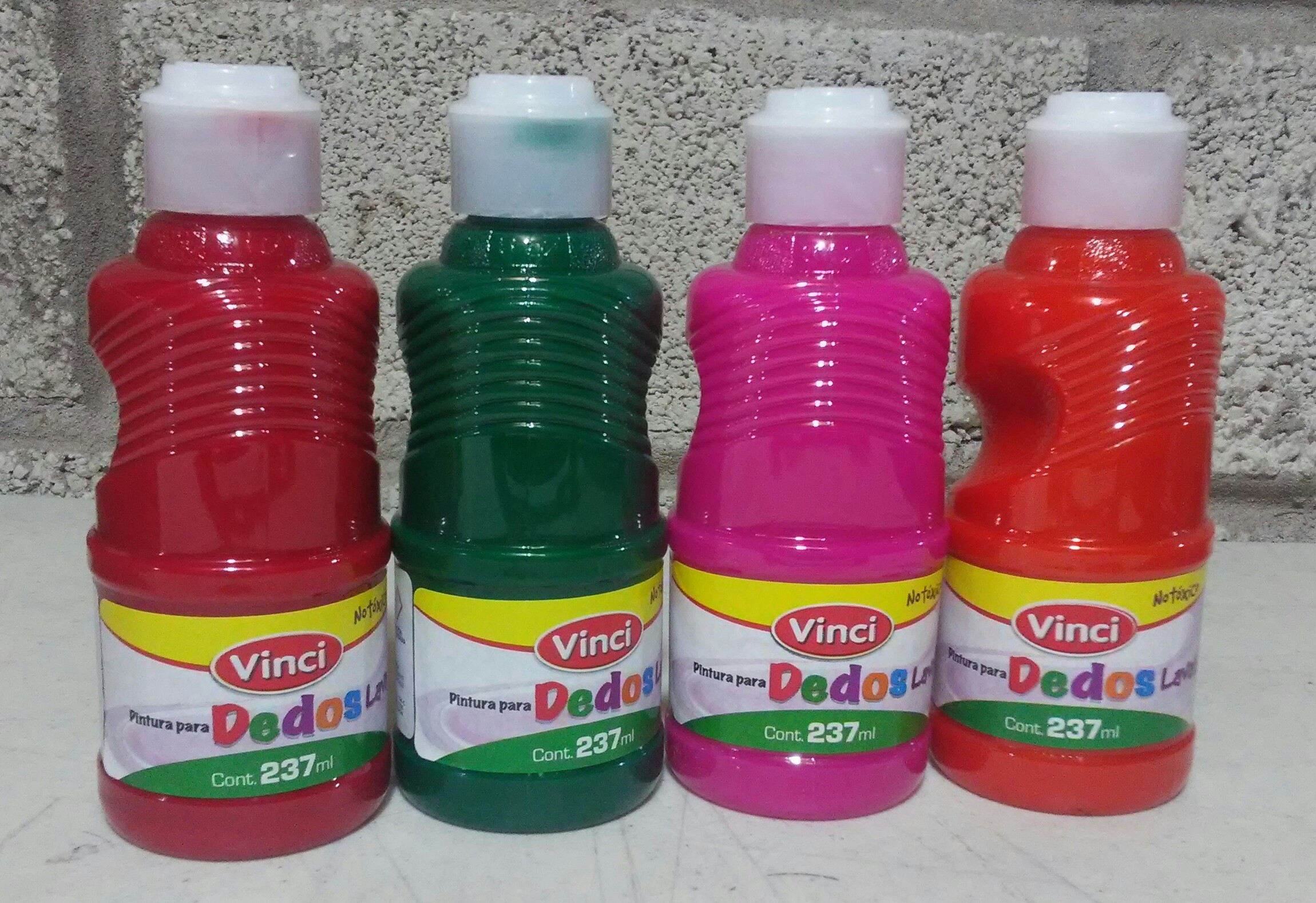 Imagen de VINCI(6) PINTURA DEDOS LAVABLE 237ML