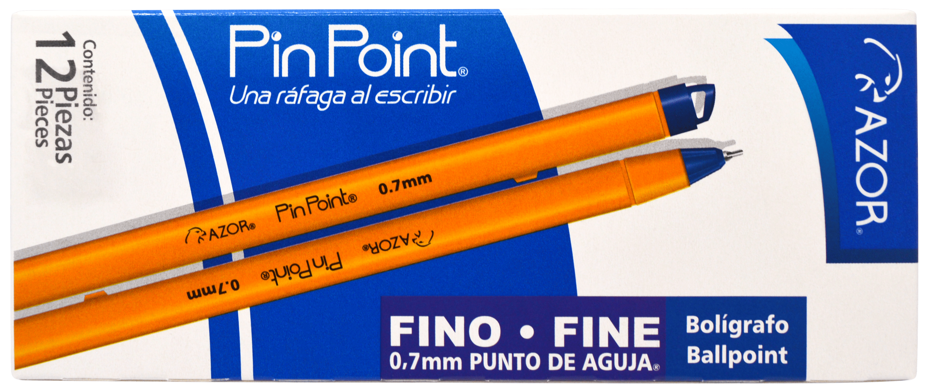 Imagen de AZOR(30) BOLIG C/12 PIN POINT P/F 0.7 (301.6820) CUERPO AMARILLO